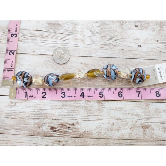 Bead Landing Lampwork Beads 2 Pack 7” Strand New Jewelry Making Craft Supply DIY - Picture 4 of 8